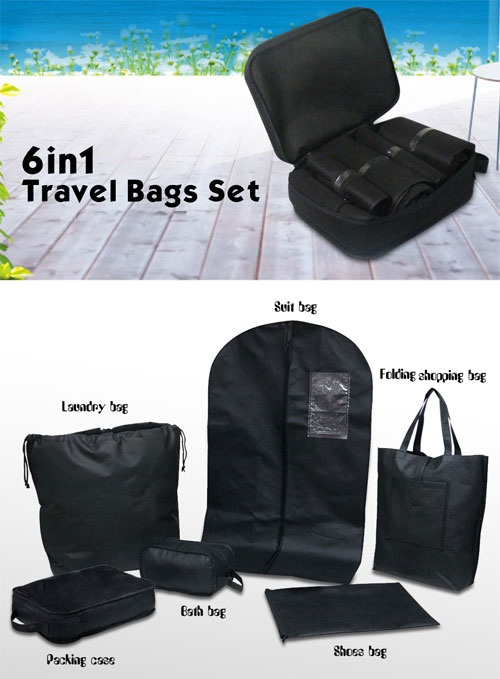 6in1 Travel bags set