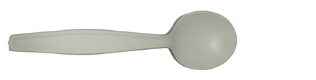 Biodegradable plastic spoon