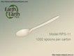 Biodegradable small tasing spoon