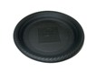 6-inch Round Plate Black